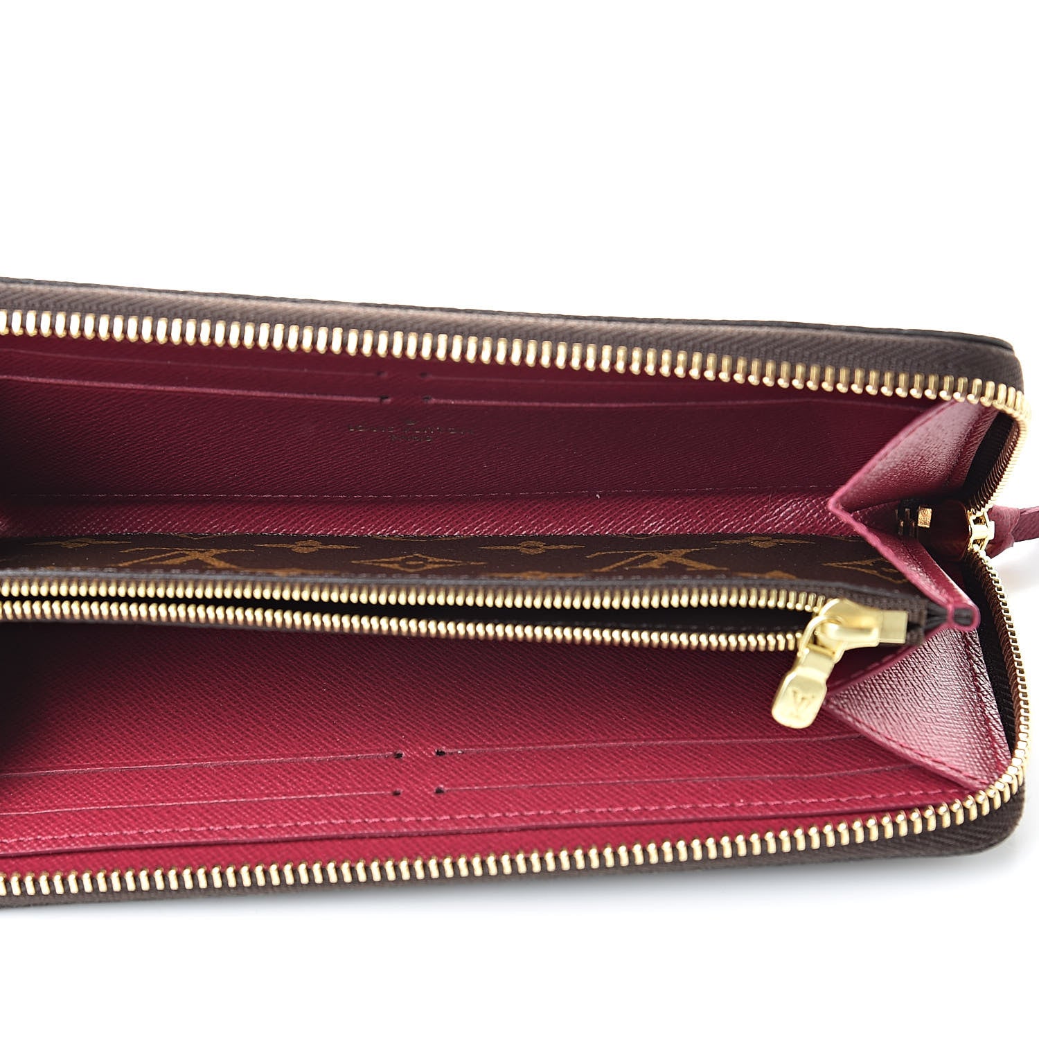 Louis Vuitton Monogram Clemence Wallet Fuchsia 5 of 7
