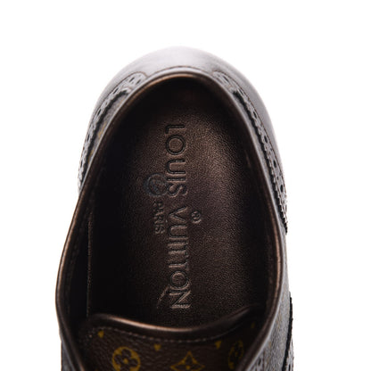 Louis Vuitton Calfskin Monogram Lyrics Sneakers 37.5 8 of 12
