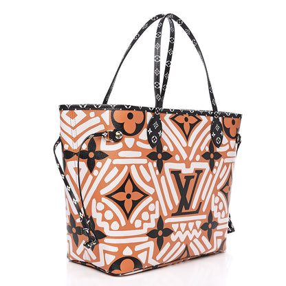 Louis Vuitton Monogram Giant Crafty Neverfull MM Creme Caramel 2 of 8