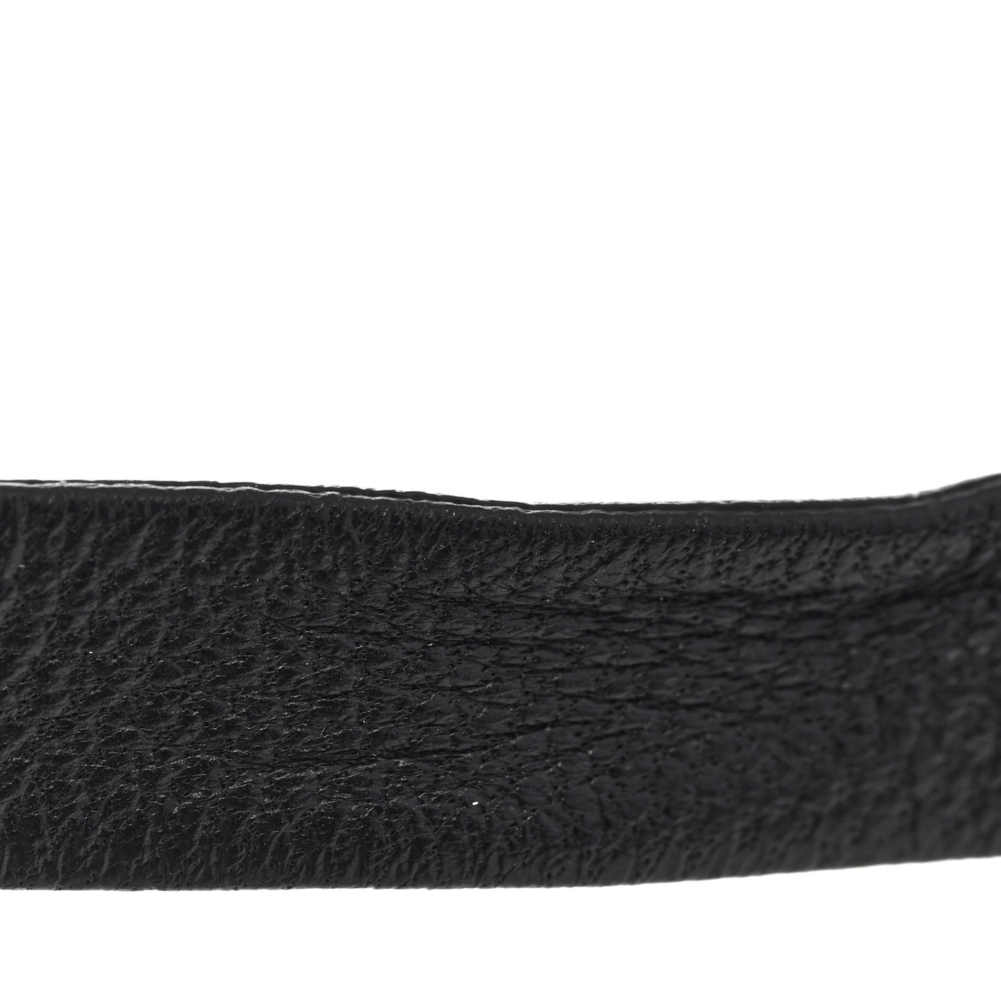 Lambskin CC Heart Choker Necklace Black