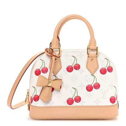 Louis Vuitton LV X TM Monogram Cerises Alma BB White 1 of 10