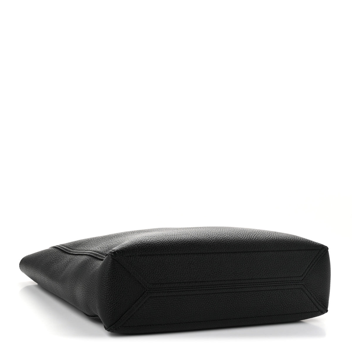 Grained Calfskin Small Dahlia Tote Black