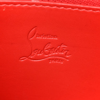 Christian Louboutin Calfskin Panettone Spiked Zip Around Wallet Yellow Multicolor 7 of 11