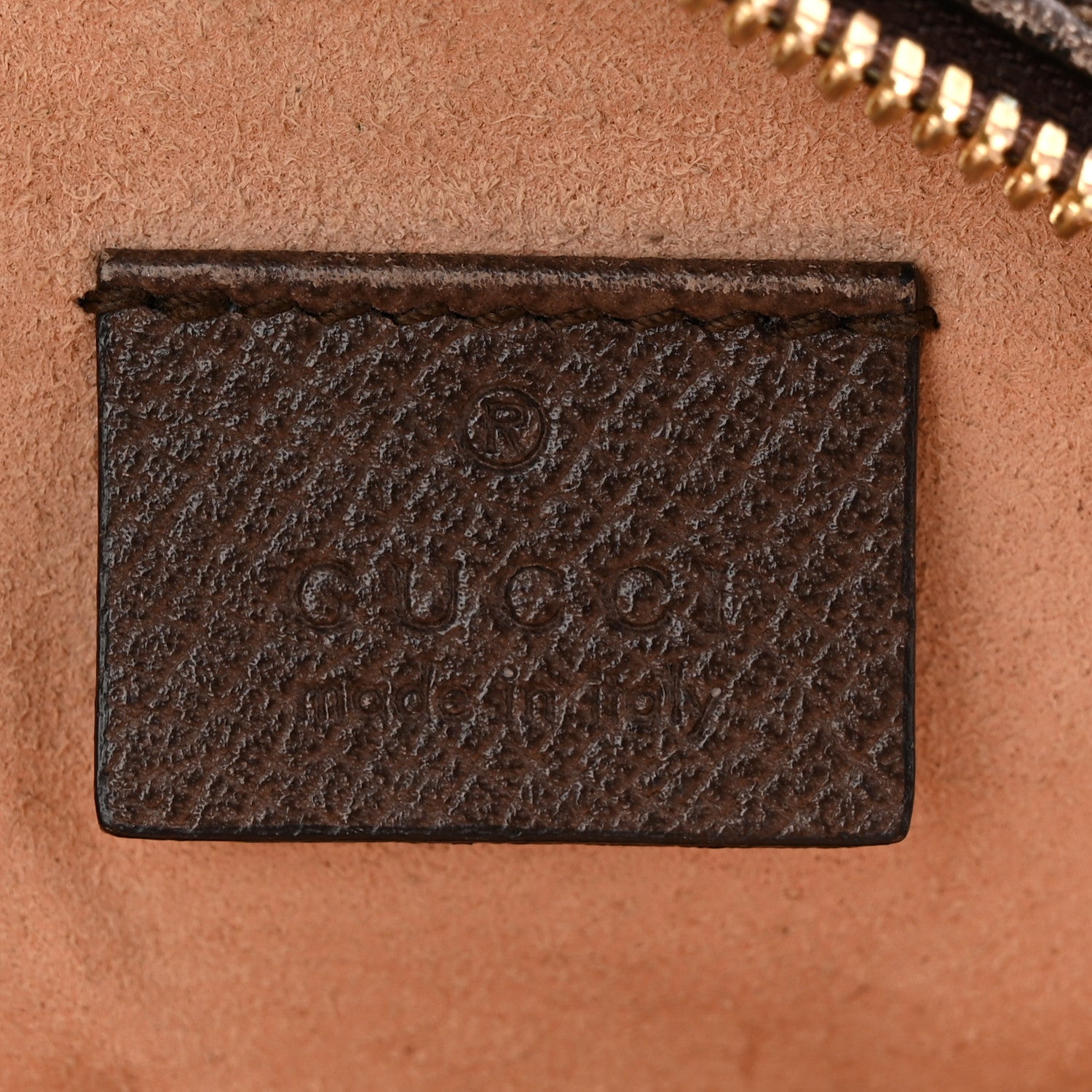 Gucci GG Supreme Monogram Web Mini Ophidia Round Shoulder Bag Brown 6 of 10
