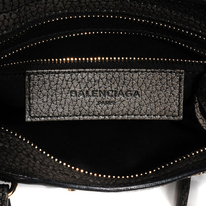 Balenciaga Grained Calfskin Classic Gold Hardware Mini City Ombre Grey Gradient 11 of 14