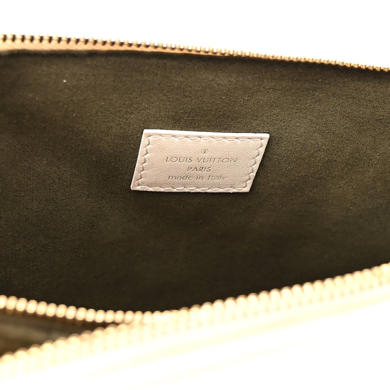 Louis Vuitton Lambskin Embossed Monogram Coussin PM Beige Cream 8 of 12