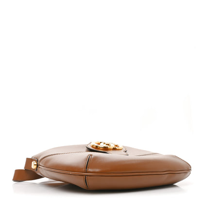 Gucci Boarded Plutone Calfskin Medium Arli Shoulder Bag Nocciola 4 of 10