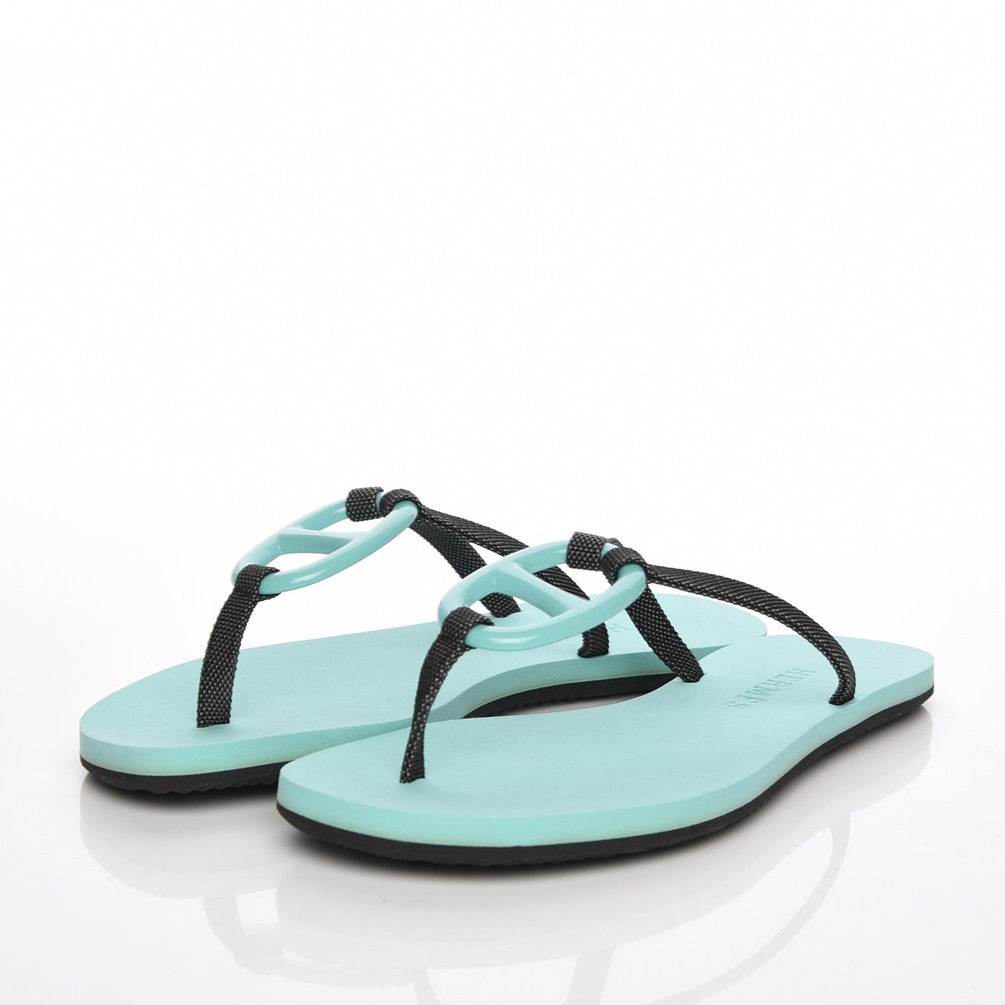Canvas Acetate Kala Nera Sandals 35 Vert Celadon Carbone