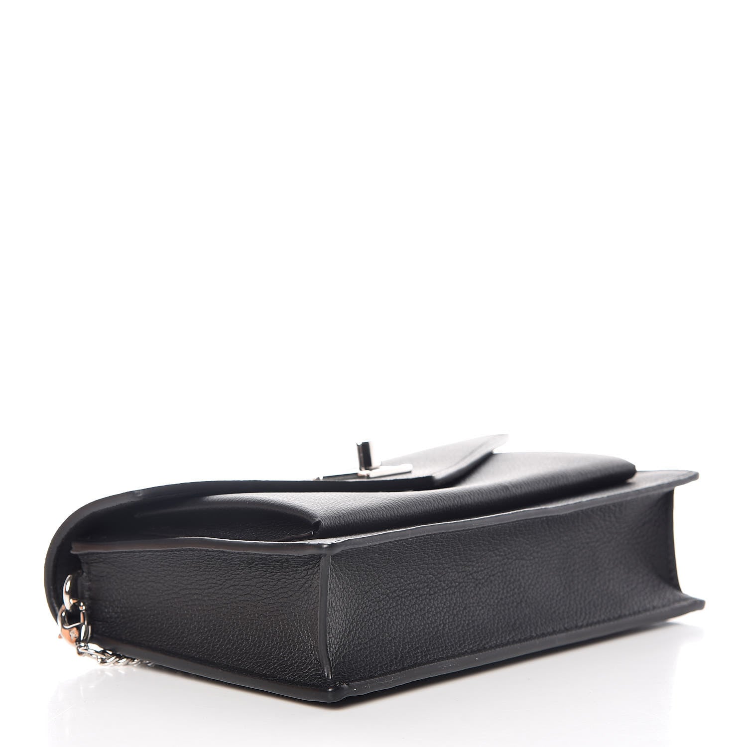 Louis Vuitton Soft Calfskin My Lockme Chain Pochette Black 4 of 9