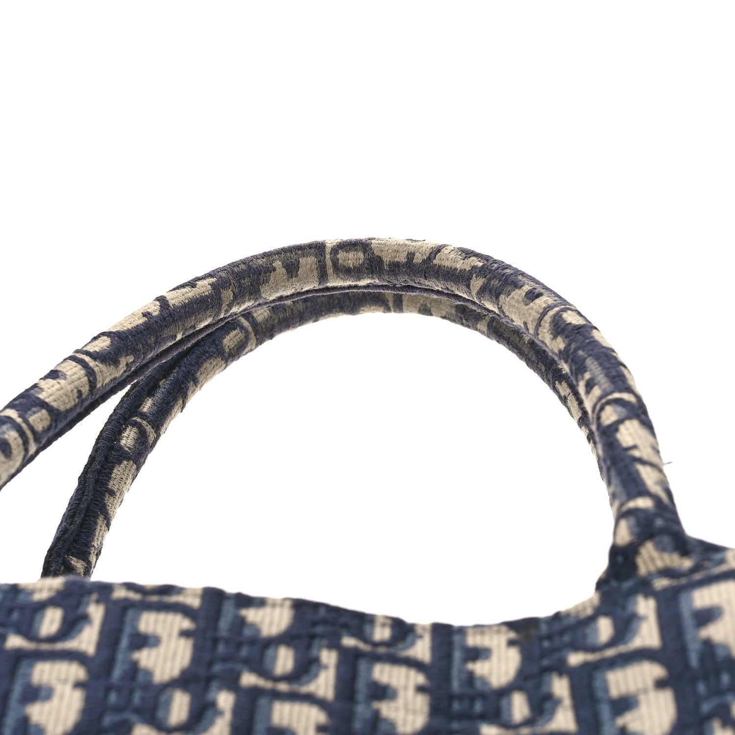 Christian Dior Oblique Medium Book Tote Blue Multicolor 9 of 9