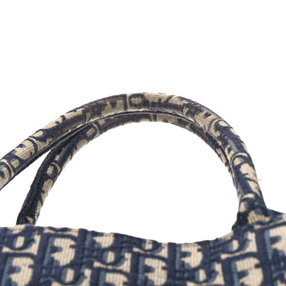 Christian Dior Oblique Medium Book Tote Blue Multicolor 9 of 9