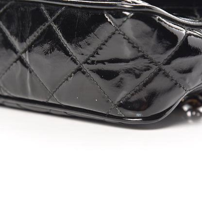 Chanel Patent Quilted Tassel Camera Case Black 15 of 15