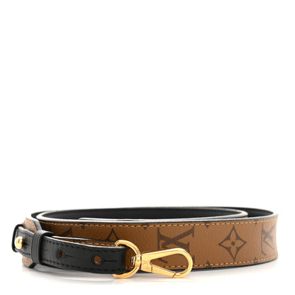 Louis Vuitton Reverse Monogram Bandouliere Shoulder Strap XL Black 1 of 4