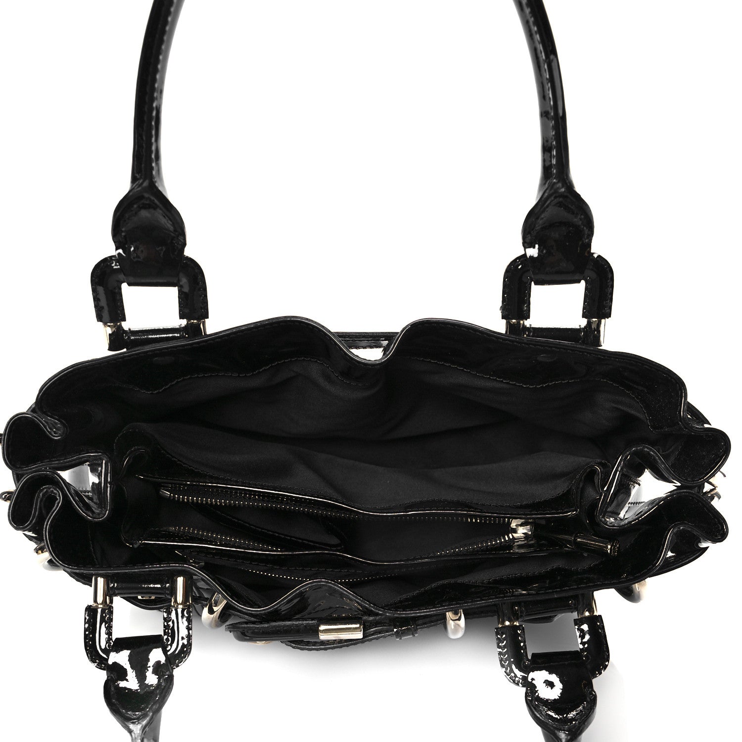 Burberry Patent Quilted Beaton Black 5 of 9
