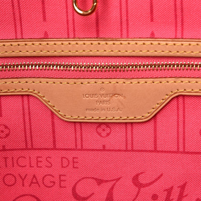 Louis Vuitton Monogram Roses Neverfull MM 6 of 12