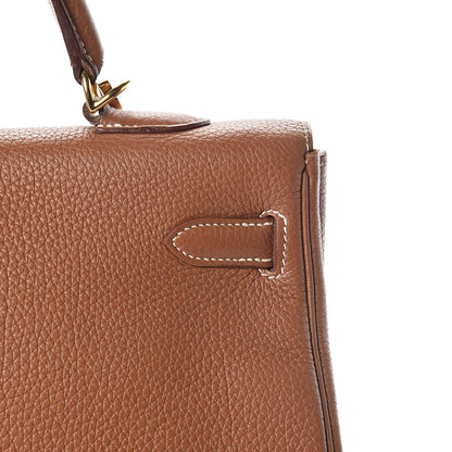 Hermes Togo Kelly Retourne 35 Gold 27 of 33