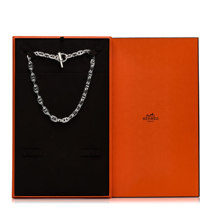 Hermes Sterling Silver MM Chaine D'Ancre Necklace 6 of 6
