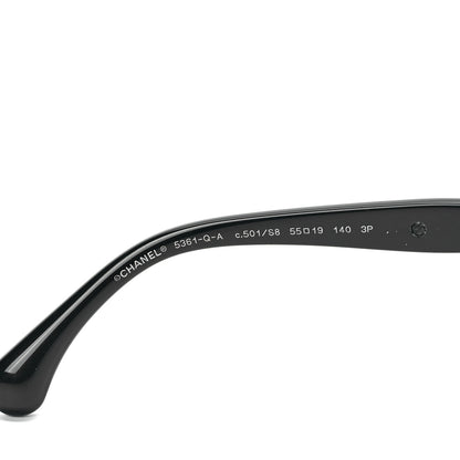 Chanel Lambskin Chain Sunglasses 5361-Q Black 7 of 7