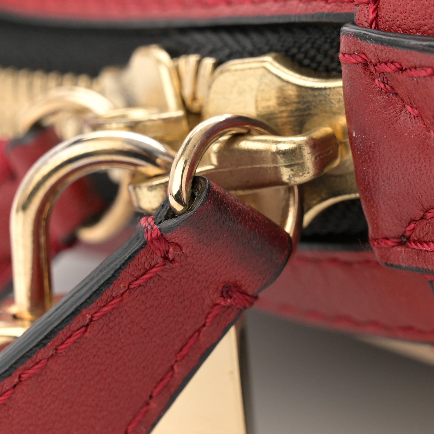 Burberry Horseferry Check Small Orchard Bowling Bag Honey Parade Red 15 of 19