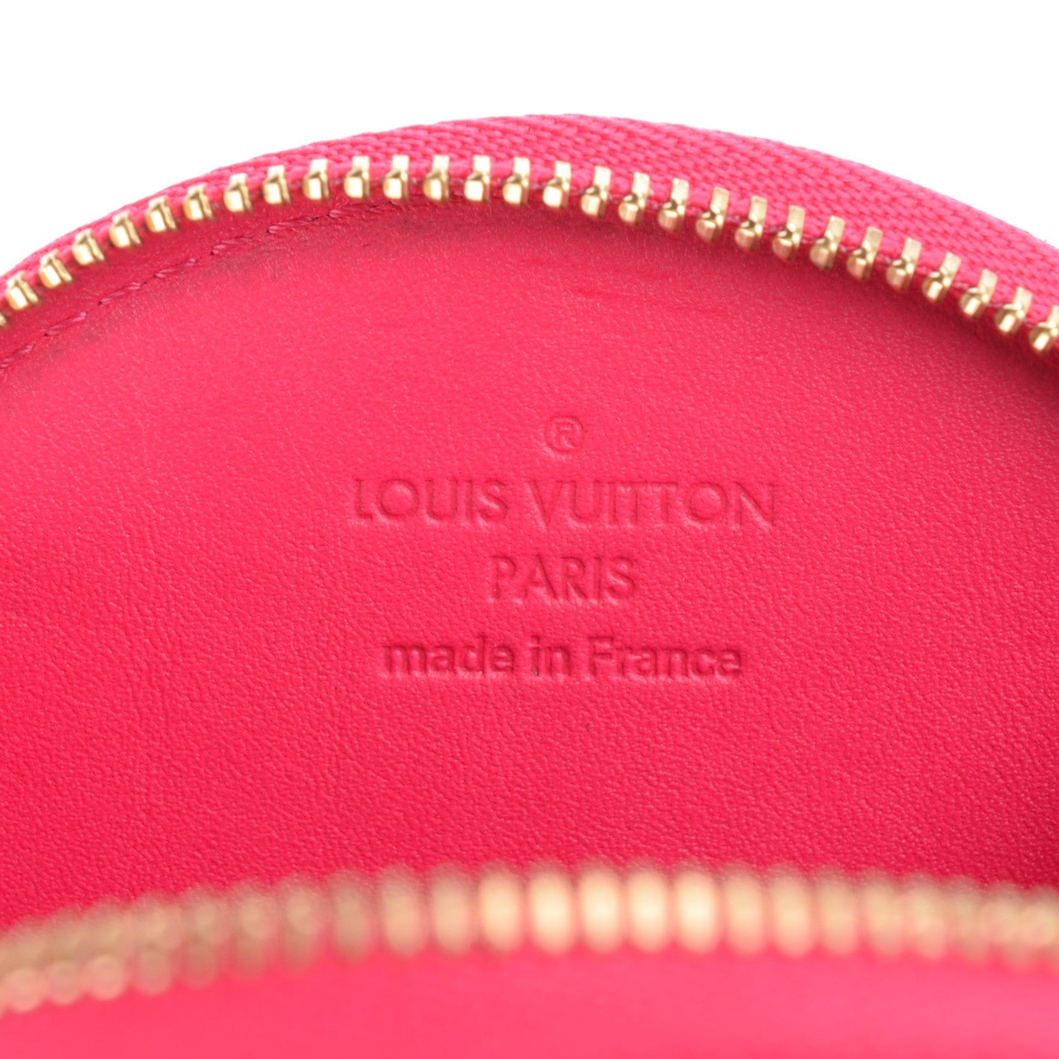 Louis Vuitton Vernis Roses Chapeau Coin Purse Rose Pop 6 of 7