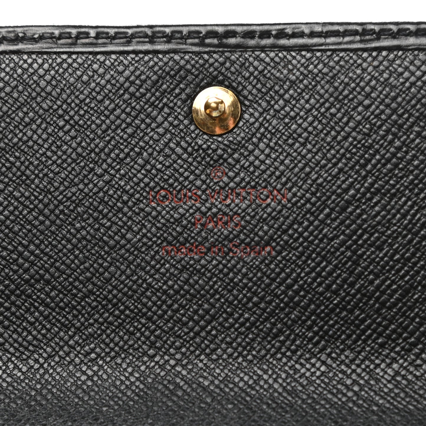 Epi Porte Tresor International Wallet Black