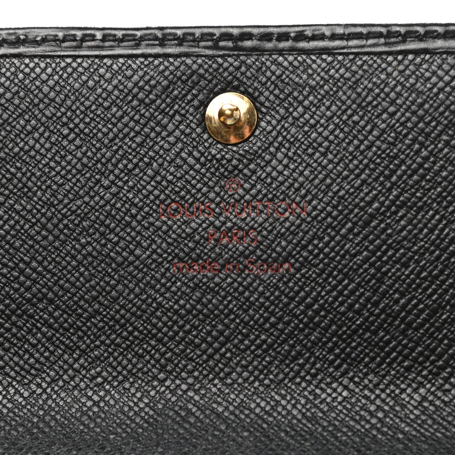 Louis Vuitton Epi Porte Tresor International Wallet Black 6 of 8