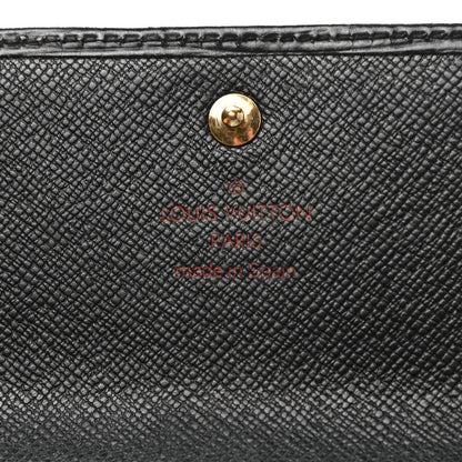 Louis Vuitton Epi Porte Tresor International Wallet Black 6 of 8