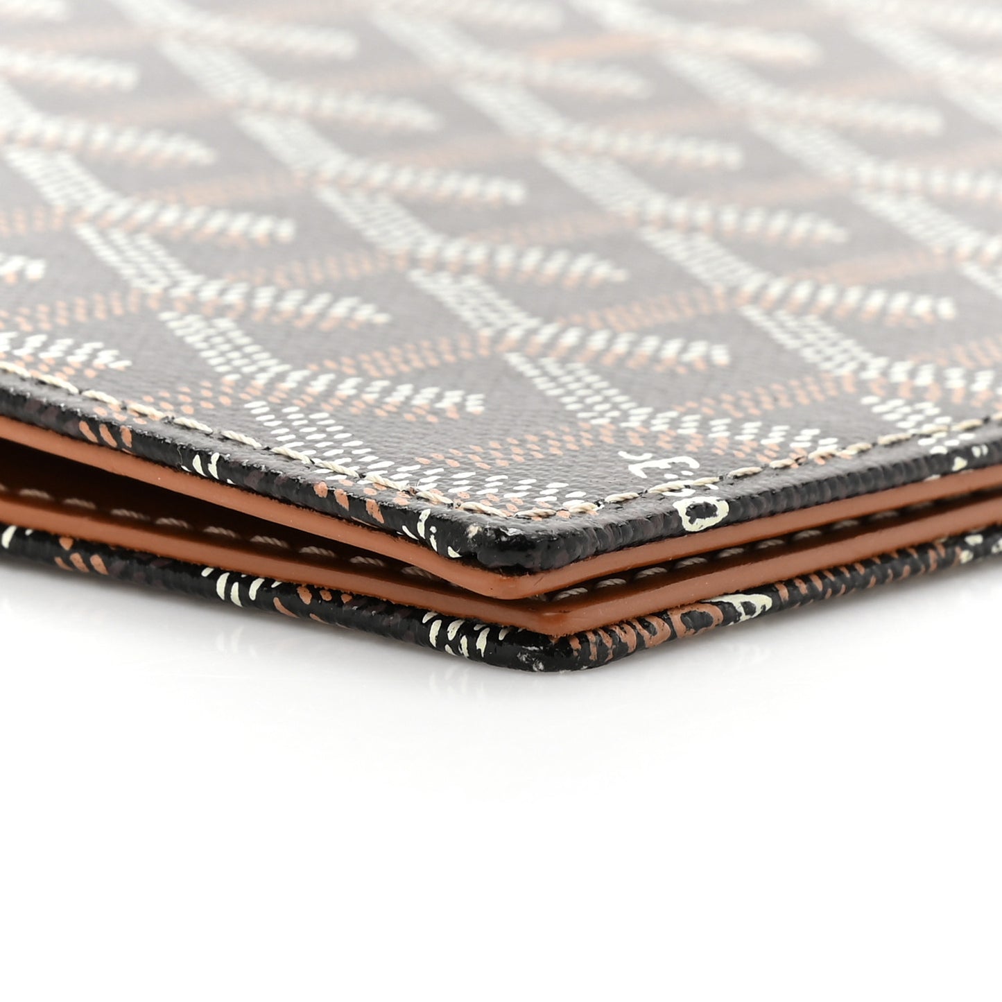 Goyardine Agenda Cover Black Gold