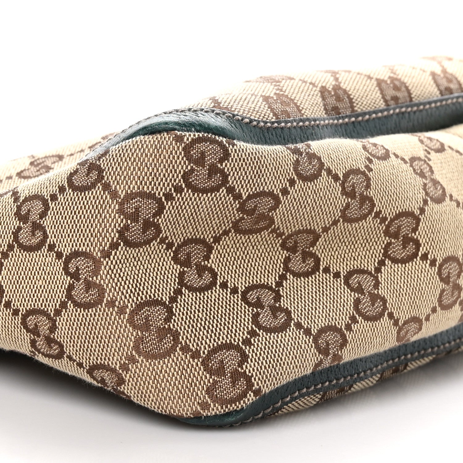 Gucci Monogram Abbey Shoulder Bag Green 8 of 9