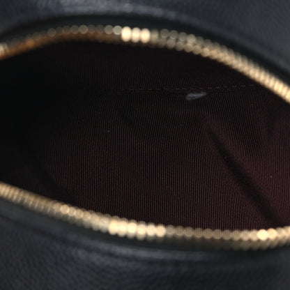Chanel Caviar Quilted Round Clutch With Chain Black 5 of 7