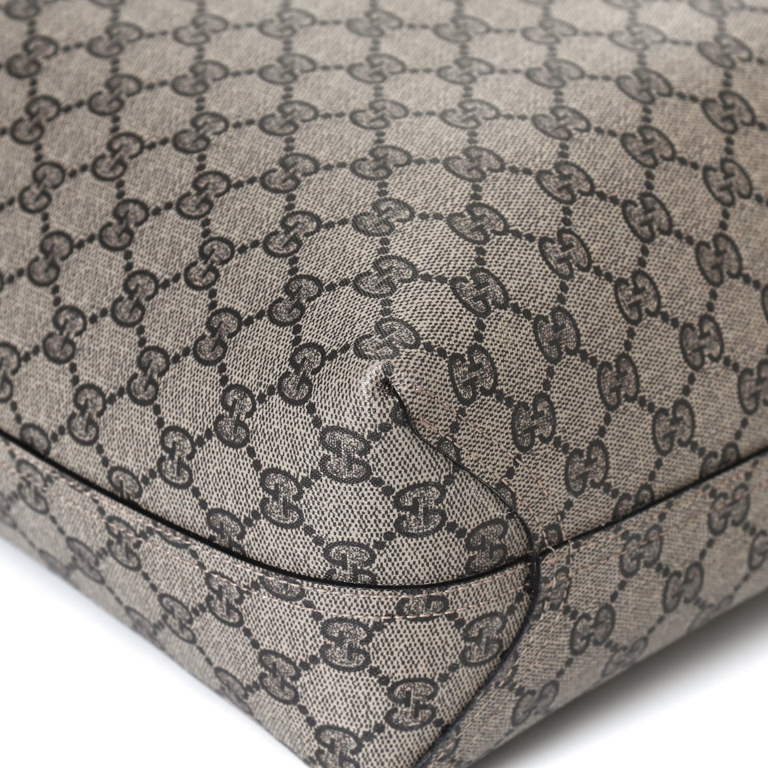 Gucci GG Supreme Monogram Large Reversible Tote Beige Black 19 of 21