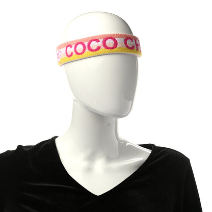 Chanel Knit Coco CC Headband Wristband Set Multicolor 2 of 6