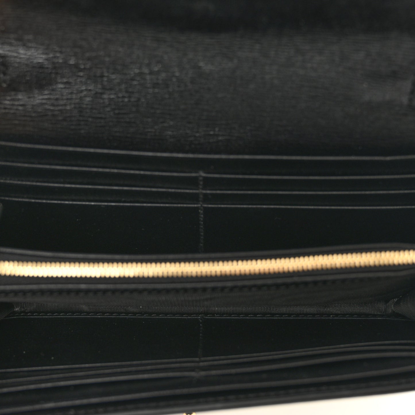 Azalea Calfskin GG Monogram Bi-Color Debossed Jackie 1961 Chain Wallet Mystic White Black