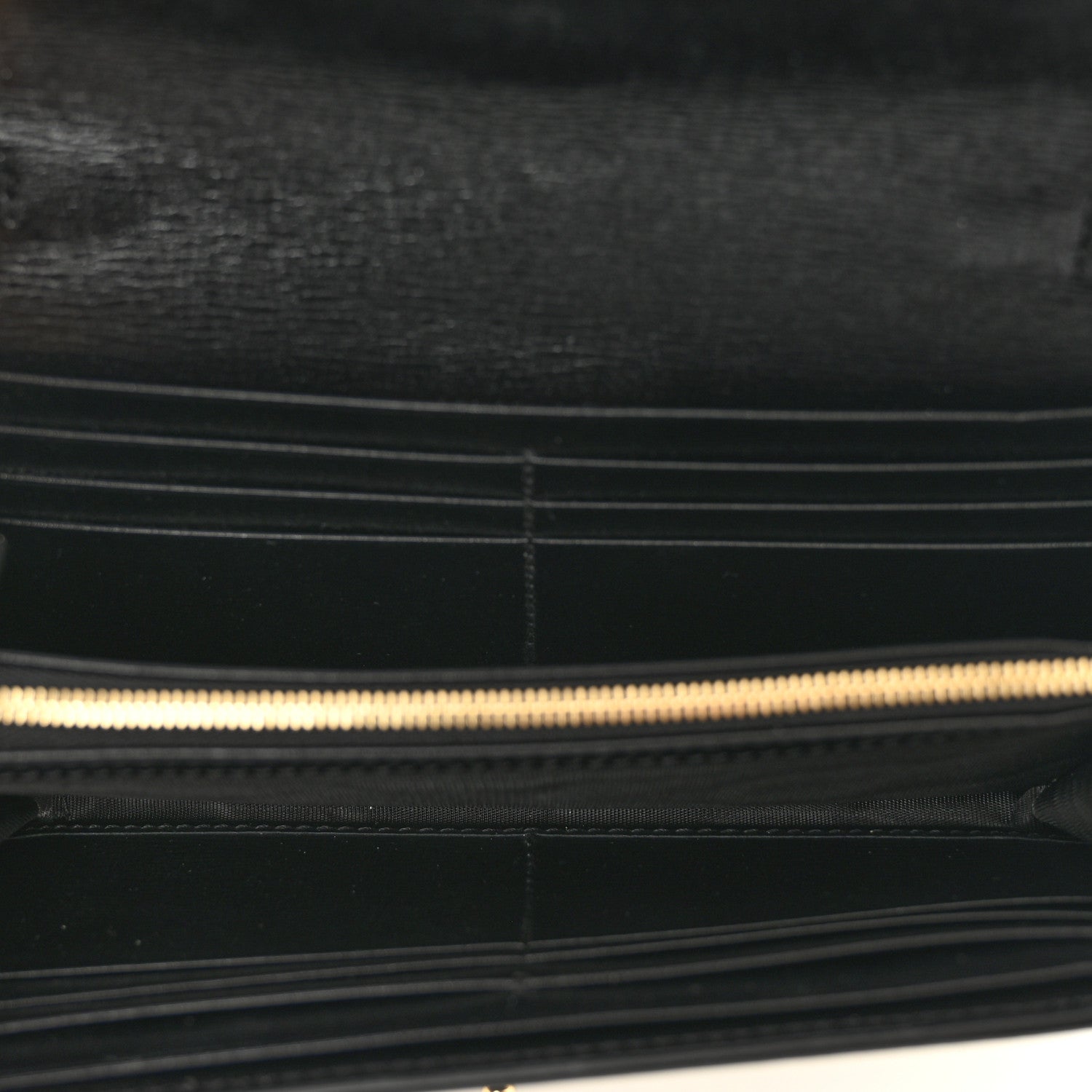 Gucci Azalea Calfskin GG Monogram Bi-Color Debossed Jackie 1961 Chain Wallet Mystic White Black 6 of 10