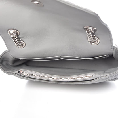 Balenciaga Calfskin Logo Matelasse S BB Round Shoulder Bag Gris Haussmannien 5 of 9