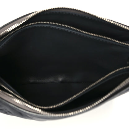 Louis Vuitton Lambskin Embossed Monogram Coussin PM Anthracite 5 of 8
