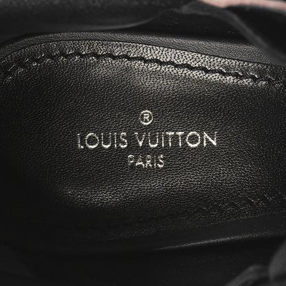Louis Vuitton Calfskin Rubber Streamline Lace Up Pumps 40 Black White Pink 8 of 8