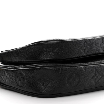 Louis Vuitton Empreinte Monogram Giant Wild At Heart Multi Pochette Accessories Black 8 of 10