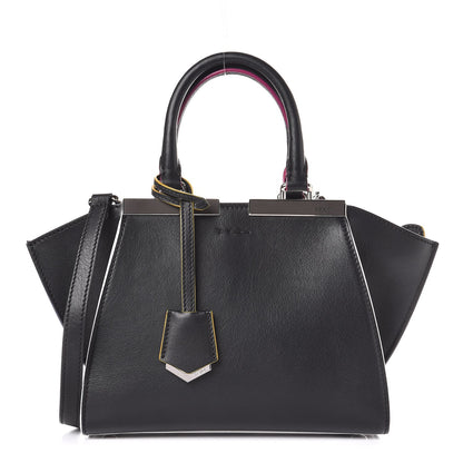 Fendi Vitello Dolce Mini 3Jours Tote Black 1 of 7