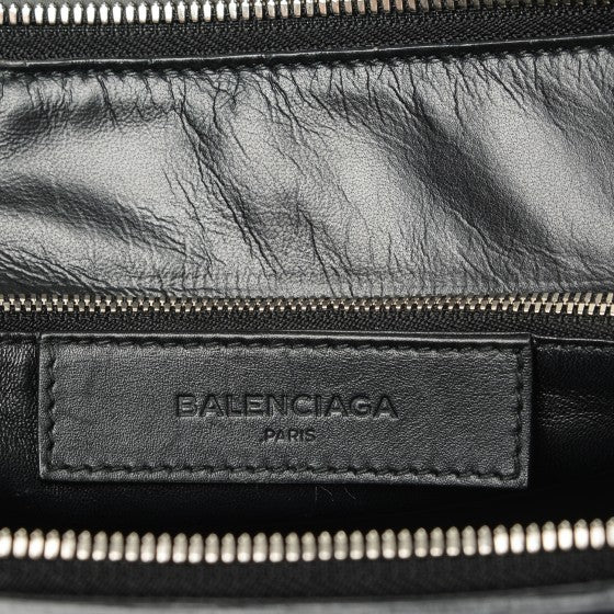 Calfskin Le Dix Cartable S Bag Black