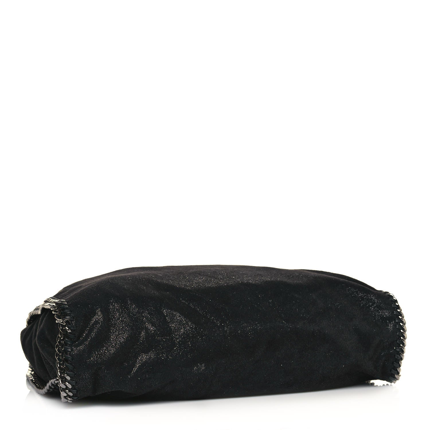 Stella McCartney Metallic Shaggy Deer Big Falabella Tote Black 3 of 11