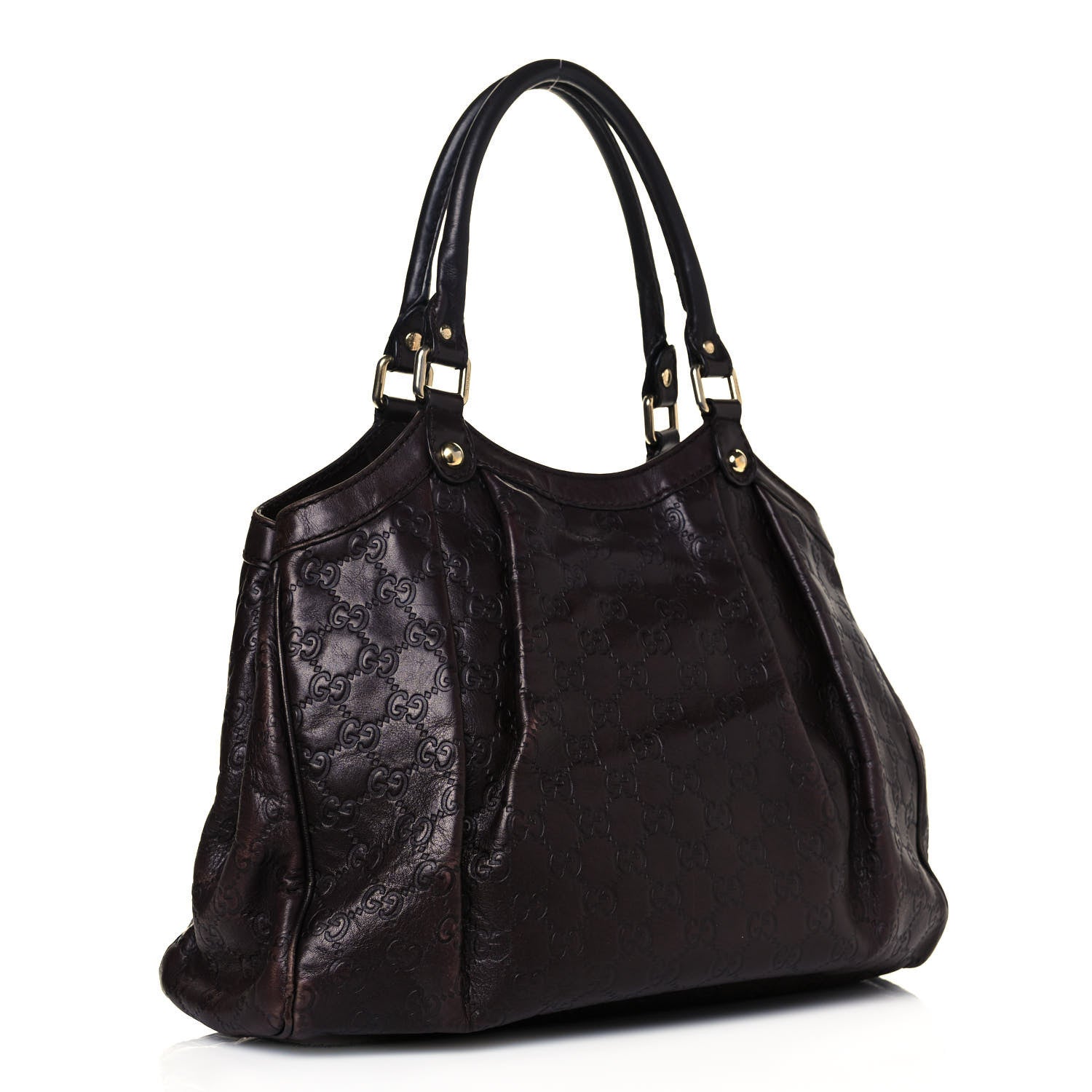 Gucci Guccissima Medium Sukey Tote Chocolate 3 of 17