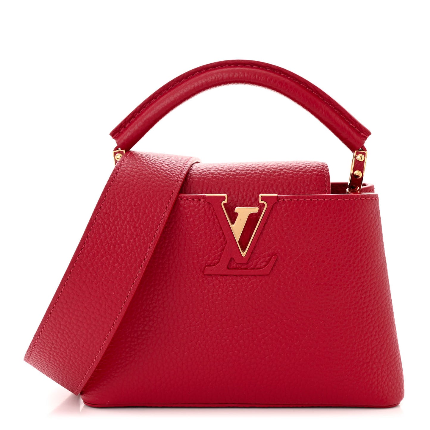Taurillon Mini Capucines Scarlet