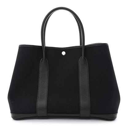 Hermes Toile Negonda Garden Party Tote 36 MM Black 1 of 11