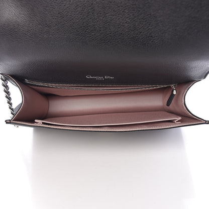 Christian Dior Grained Calfskin Large Diorama Flap Bag Black 5 of 12