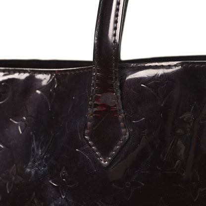 Louis Vuitton Vernis Wilshire GM Amarante 14 of 18
