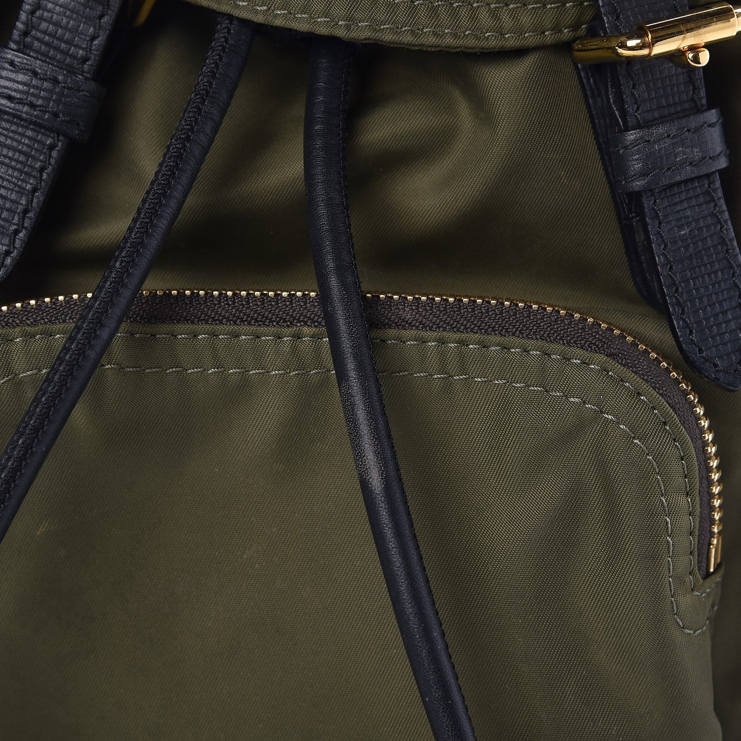 Nylon Small Rucksack Backpack Green
