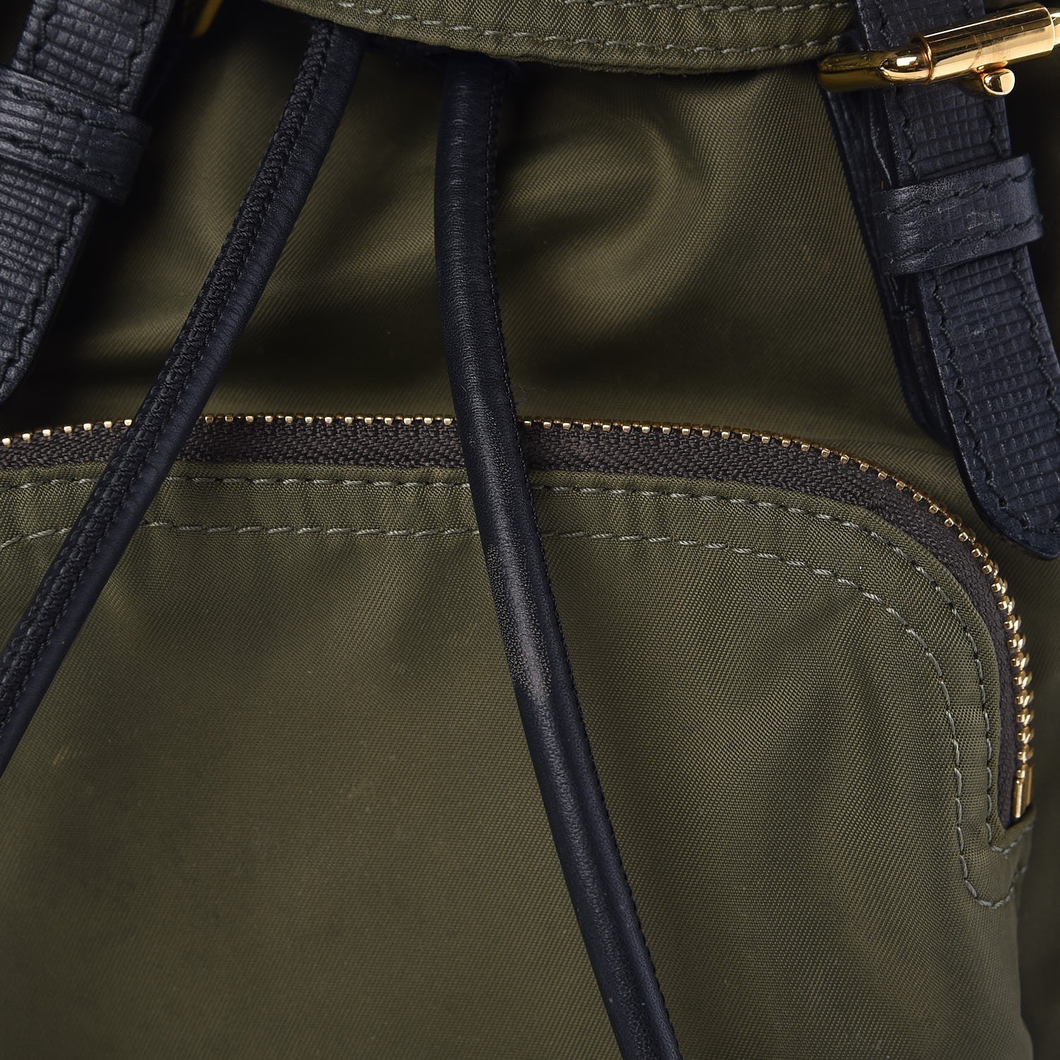 Burberry Nylon Small Rucksack Backpack Green 8 of 11