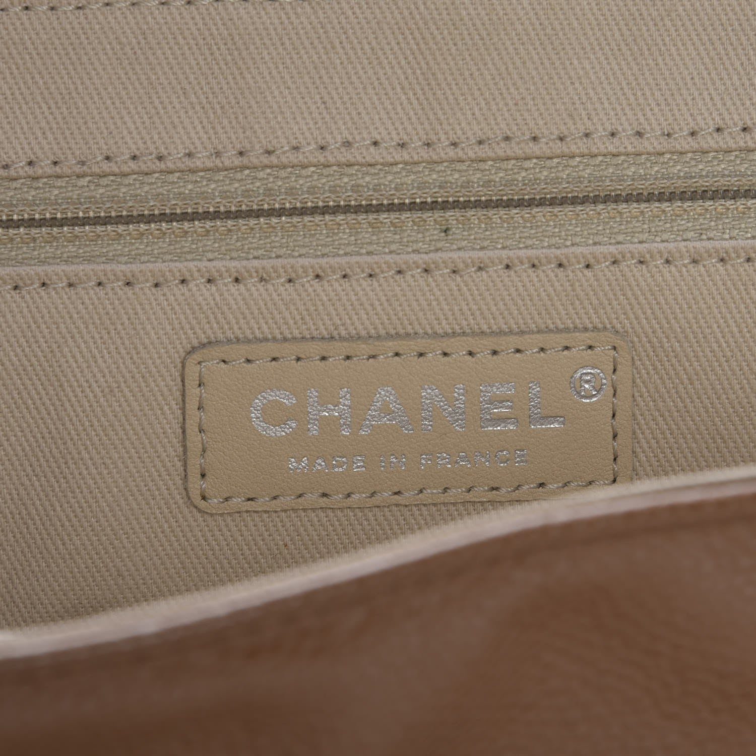 Chanel Caviar Half Moon Large Flap Dark Beige 6 of 8