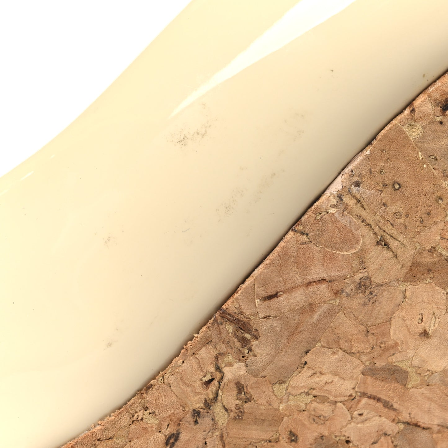 Patent Cork Prova Wedge Sandals 41 Latte